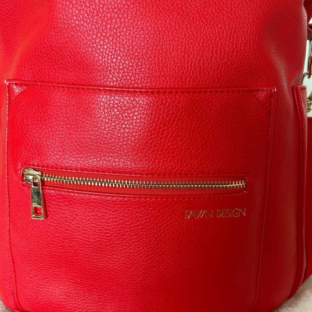 Fawn Design Red Baby Bag - Picture 8 of 11
